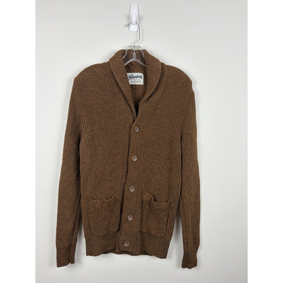 The Stronghold Other - The Stronghold X Primark Cardigan Men Small Brown Heavy Chunky Cotton Knit